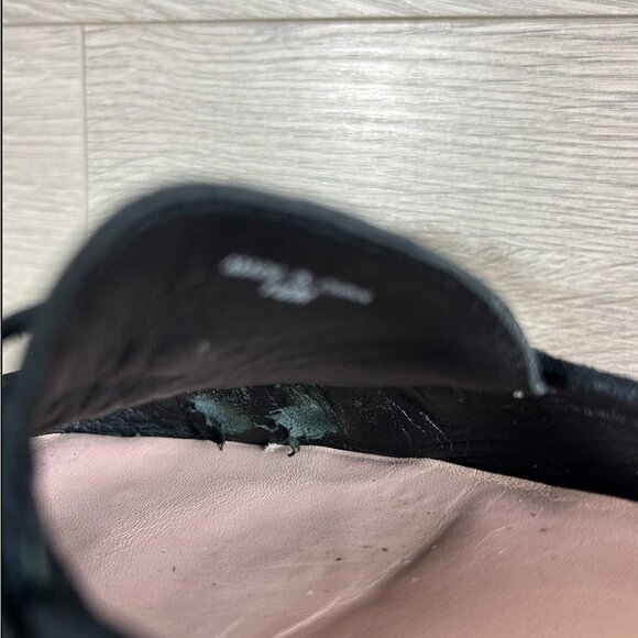 Kate Spade Black Suede Slip On Tassel Flats - Picture 11 of 11